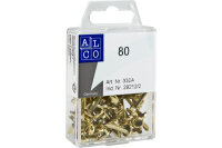 ALCO Agrafes samples 3/17 mm 332A laiton 80 pcs.