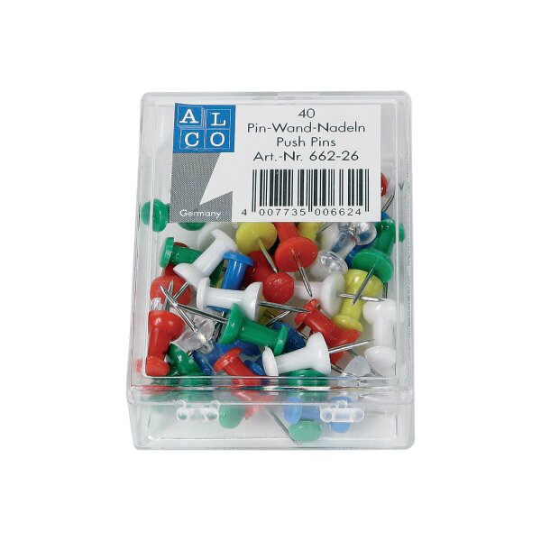 ALCO Aiguille Pinboard 662-13 jaune 40 pcs.