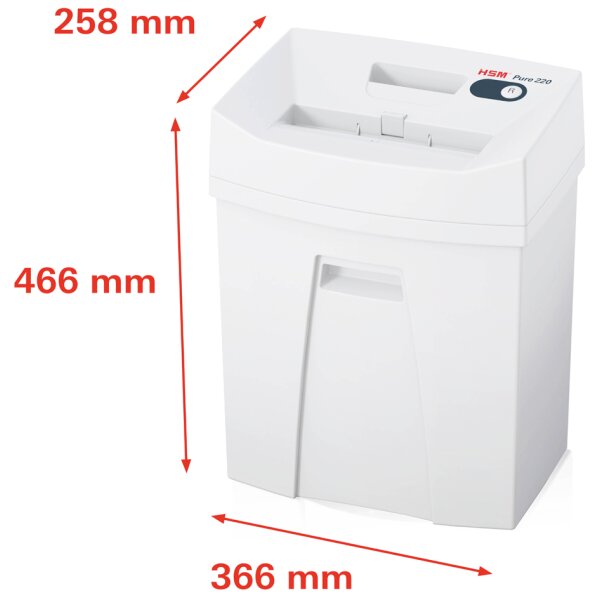 HSM Destructeur de documents PURE 220