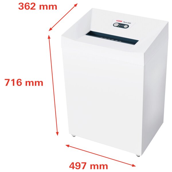 HSM Destructeur de documents PURE 530