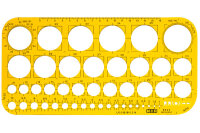 M+R Calibre circulaire 1-36mm 85230670 jaune-transparent