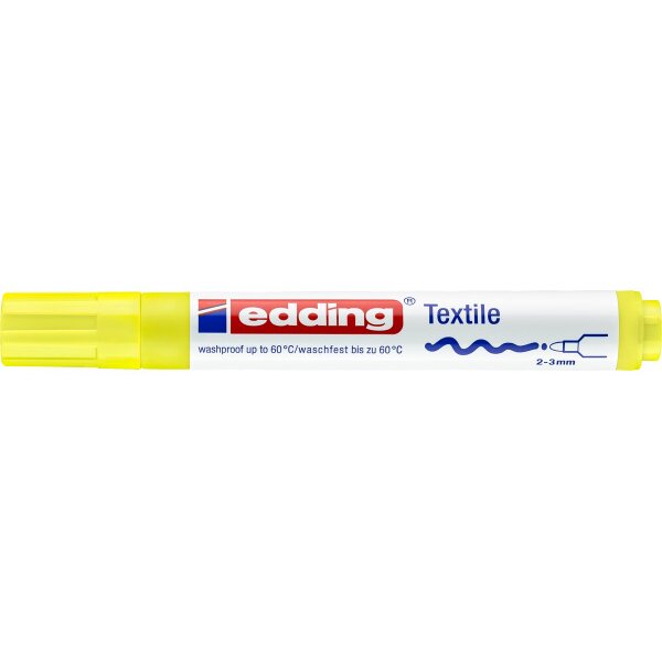 EDDING Textil-Marker 4500 2-3mm 4500-65 neonjaune