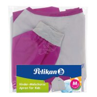 Pelikan Malschürze Boy, grau blau, mit Klettverschluss