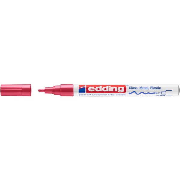EDDING Paintmarker 751 CREA 1-2mm 751-2 CREA rouge