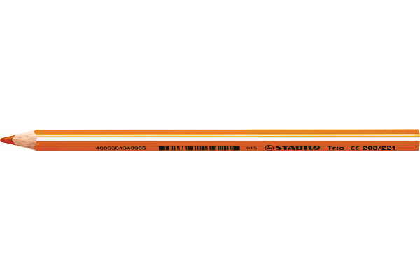 STABILO Crayon de couleur ergo. 4,2mm 203/221 Trio dick orange