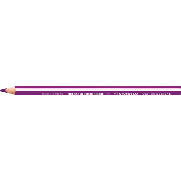 STABILO Crayon de couleur ergo. 4,2mm 203/345 Trio dick rougeviolett