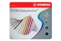 STABILO Crayon de coul.aquacolor 2,8mm 16245 24...