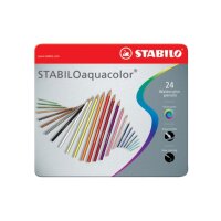 STABILO Farbstift aquacolor 2,8mm 16245 24 Stück