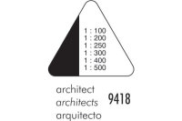 DUX Règle triangulaire 9418 architect
