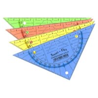 DUX Equerre Stano flex 14cm 9192OFX transparent, ass.