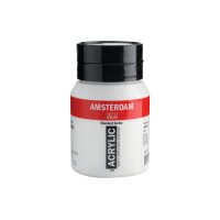 AMSTERDAM Acrylfarbe 500ml 17721042 zinkweiss 104