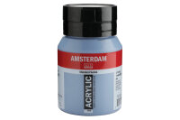 AMSTERDAM Peinture acrylique 500ml 17725622 gris/bleu 562