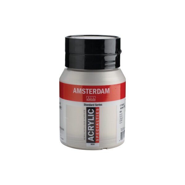 AMSTERDAM Peinture acrylique 500ml 17728002 argent 800