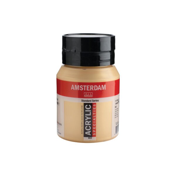 AMSTERDAM Acrylfarbe 500ml 17728022 reichgold 802