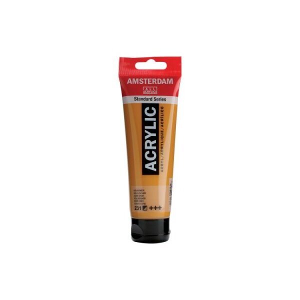 AMSTERDAM Peinture acrylique 120ml 17092312 ocre 231
