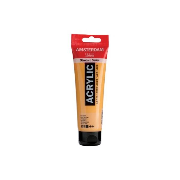 AMSTERDAM Peinture acrylique 120ml 17092532 jaune 253