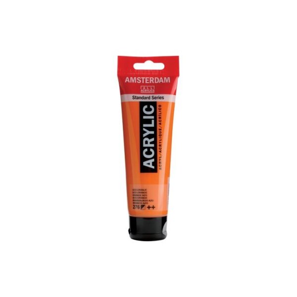 AMSTERDAM Peinture acrylique 120ml 17092762 azo orange 276