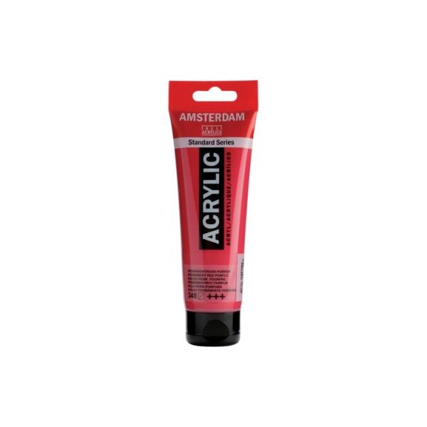 AMSTERDAM Peinture acrylique 120ml 17093482 rouge purpur 348