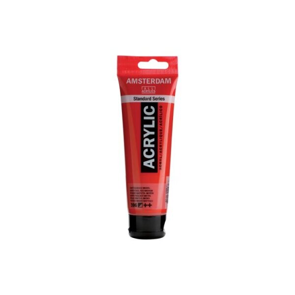 AMSTERDAM Peinture acrylique 120ml 17093962 naph.rouge m. 396
