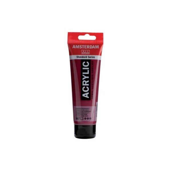 AMSTERDAM Peinture acrylique 120ml 17095672 p.rouge violet 567