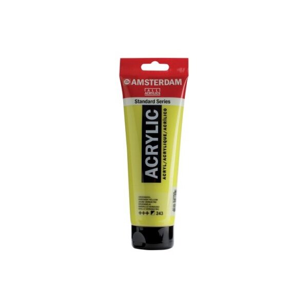 AMSTERDAM Acrylfarbe 250ml 17122430 gruengelb 243