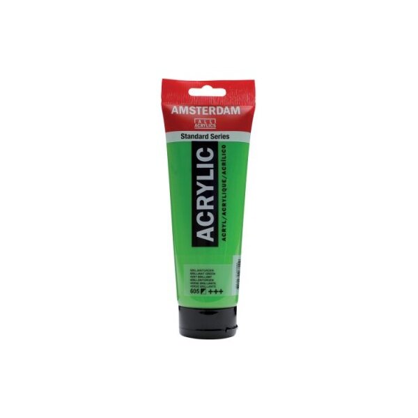 AMSTERDAM Peinture acrylique 250ml 17126050 vert brill. 605