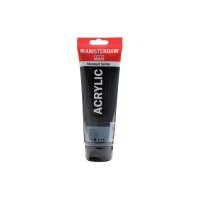 AMSTERDAM Acrylfarbe 250ml 17127350 ox.schwarz 735