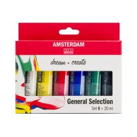 AMSTERDAM Standard Series Acryl Set 17820406 6x20ml