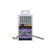 SAKURA Pigma Micron Set POXSDK6 0.2-0.5mm 6 Stück