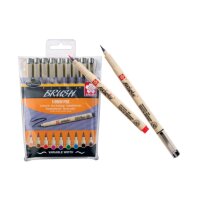 SAKURA Pigma Brush Pen POXSDKBR9 Set 9 Farben