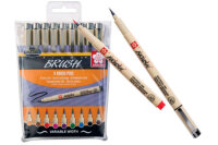 SAKURA Pigma Brush Pen POXSDKBR9 Set 9 couleurs