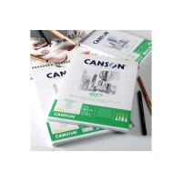 CANSON Skizzenblock 1557 A3 204127409 50 Blatt, geleimt,...