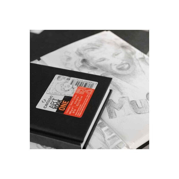 CANSON Sketchbook One 14x21.6cm 200005568 weiss, 100g 98 Blatt