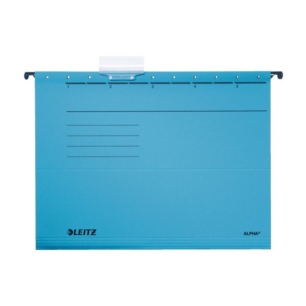 LEITZ Hängemappe Alpha A4 19853035 blau 5 Stück
