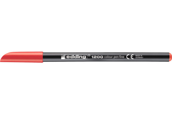 EDDING Stilos fibre 1200 0.5-1mm 1200-2 rouge