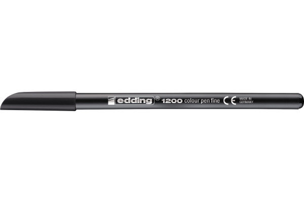 EDDING Stilos fibre 1200 0.5-1mm 1200-1 noir