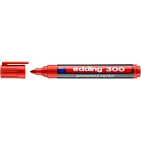 EDDING Permanent Marker 300 1,5-3mm 300-2 rot