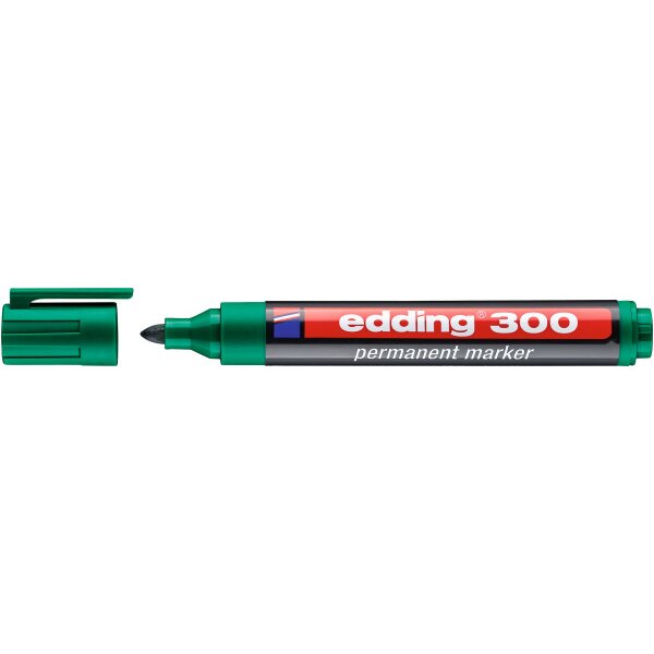 EDDING Permanent Marker 300 1,5-3mm 300-4 grün
