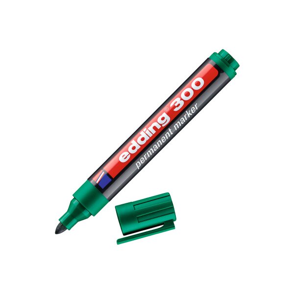 EDDING Permanent Marker 300 1,5-3mm 300-4 grün