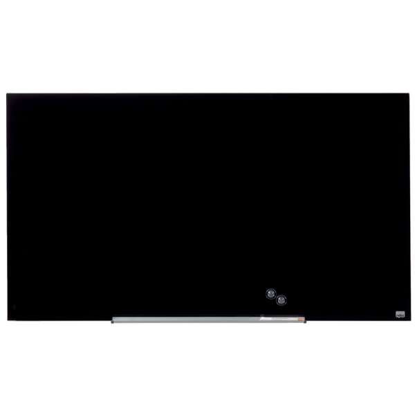 nobo Tableau en verre Impression Pro Widescreen, 85, rouge