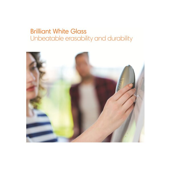 NOBO Whiteboard Premium Plus 1905192 Verre, magn&eacute;tique 1264x711mm