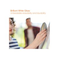 NOBO Whiteboard Premium Plus 1905192 Verre, magnétique 1264x711mm