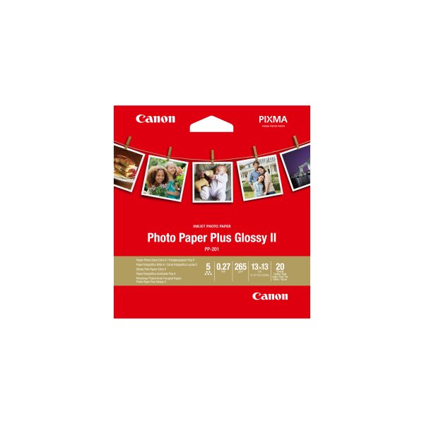 CANON Photo Paper Plus 265g 13x13cm PP2015x5 InkJet glossy II 20 Blatt