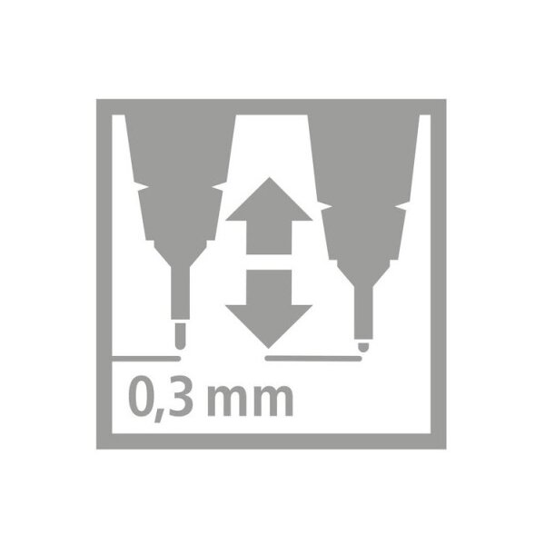 STABILO Stylo Fibre sensor 0,3mm(F) 189/56 pink