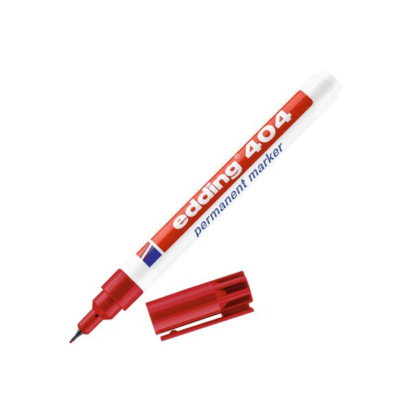 EDDING Permanent Marker 404 404-2 rot