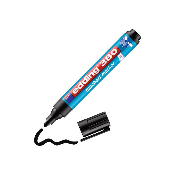 EDDING Flipchart Marker 380 1,5-3mm 380-1 noir