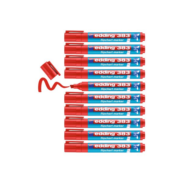 EDDING Flipchart Marker 383 1-5mm 383-2 rouge