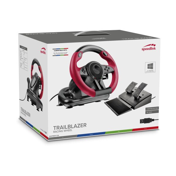 SPEEDLINK Racing Wheel TRAILBLAZER SL450500B Black for PS4/Xbox One/PS3