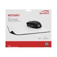 SPEEDLINK Soft Touch Mousepad White SL6243LWT Notary