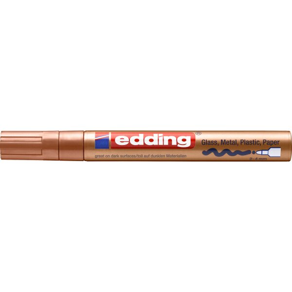 EDDING Paintmarker 750 2-4mm 750-55 CREA kupfer